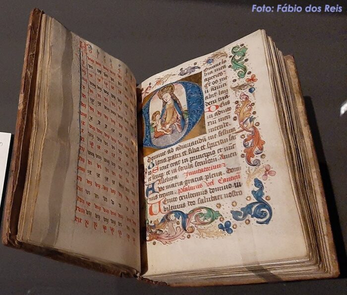 Breviário manuscrito no museu Plantin-Moretus