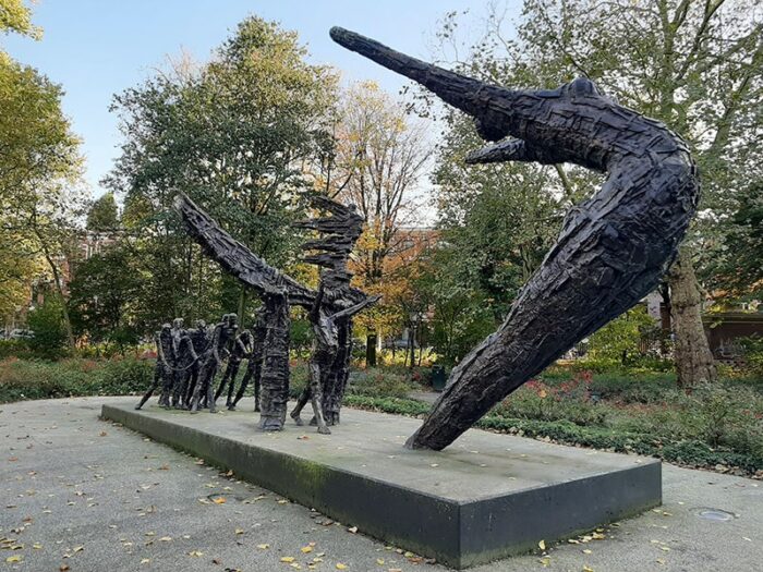 monumento comemorativo da abolição oficial da escravidão na Holanda