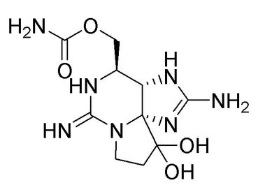 Fórmula estrutural da Saxitoxina (STX)