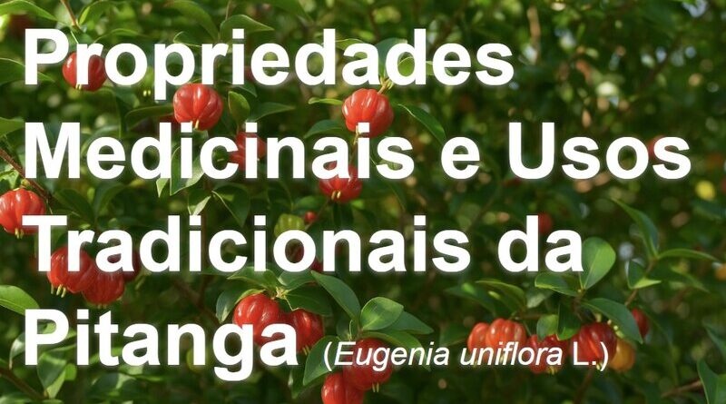 Propriedades medicinais da Pitanga