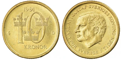 0 coroas da suécia ouro nórdico