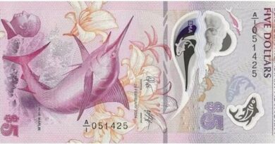 Cédula de 5 dólares das Bermudas