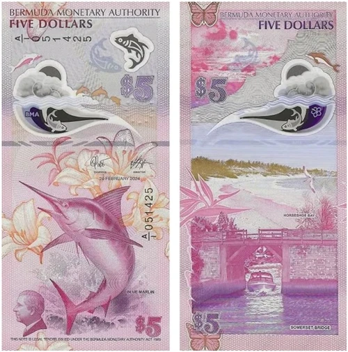 5 Dólares de Bermudas