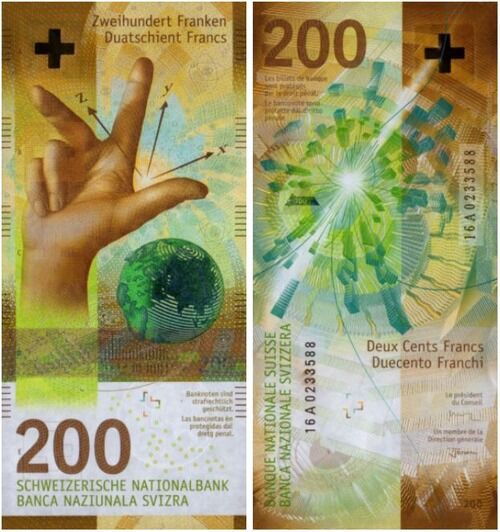 Cédula de 200 Francos Suíços