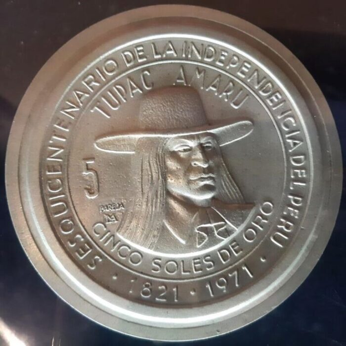 5 Soles de Oro Tupac Amar