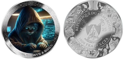 1000 Francos de Camarões, “Gato Hacker”