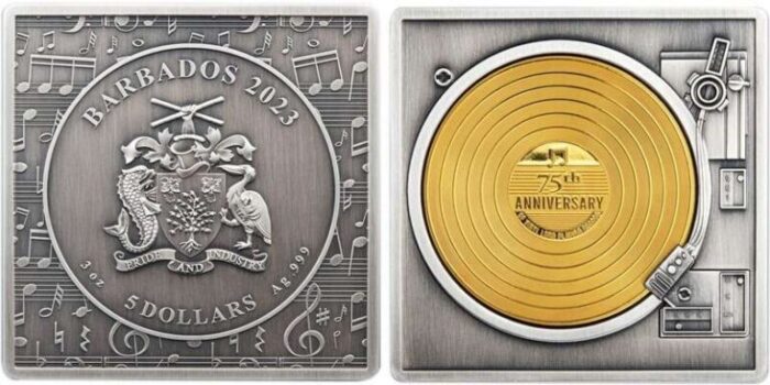 5 dólares de Barbados