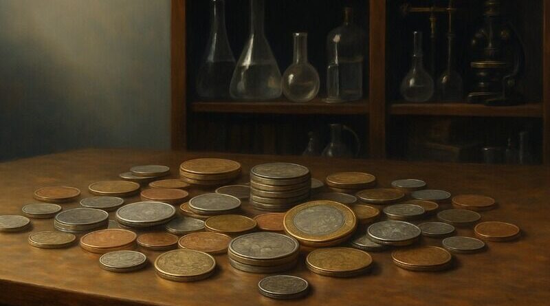 Partes constituintes de uma moeda