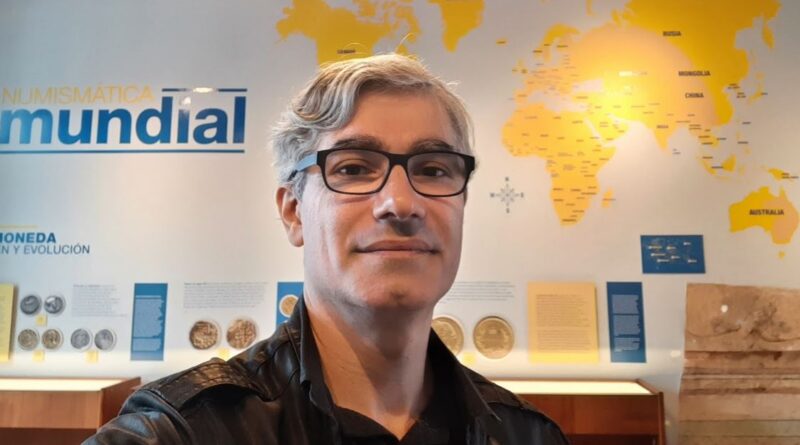 Fábio dos Reis no Museu Numismático de Lima, Peru.